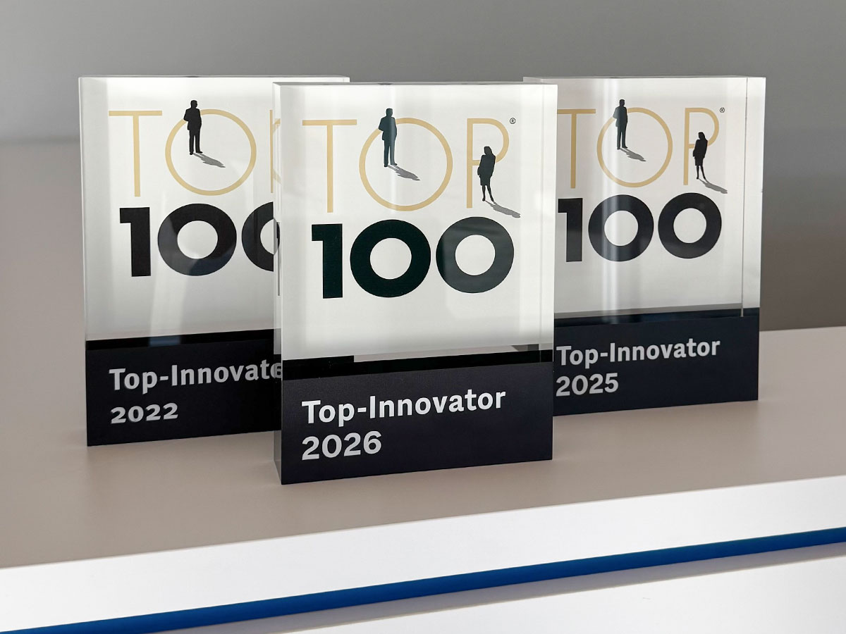 TOP 100 Auszeichnungen als Top-Innovator 2022, 2025 und 2026